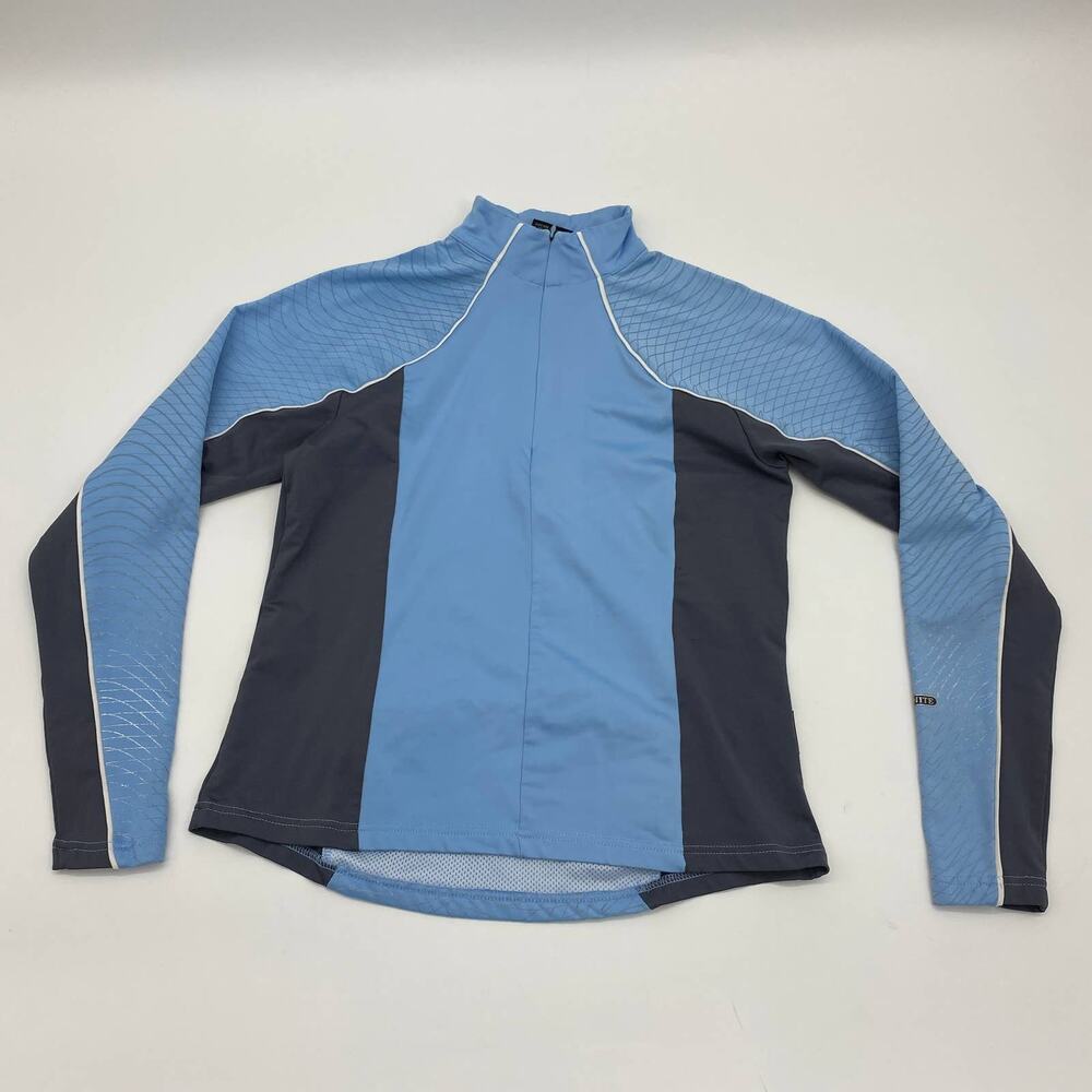 ILLUMI-NITE RunningJacket Size M Blue Softshell Reflective High Visibility